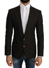 Dolce & Gabbana Brown Wool SICILIA Jacket Coat Blazer -   -  Dolce & Gabbana.